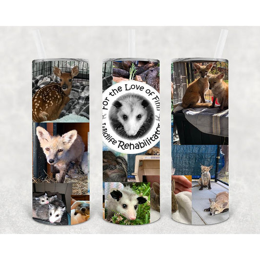 For The Love Of Finn 20 Oz Skinny Tumbler