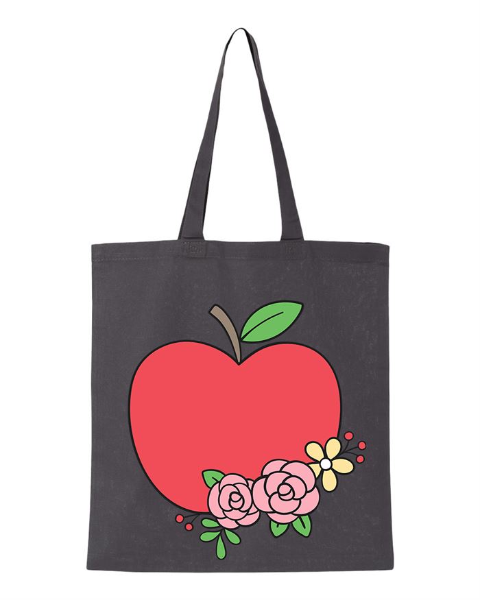 Teacher Apple Tote