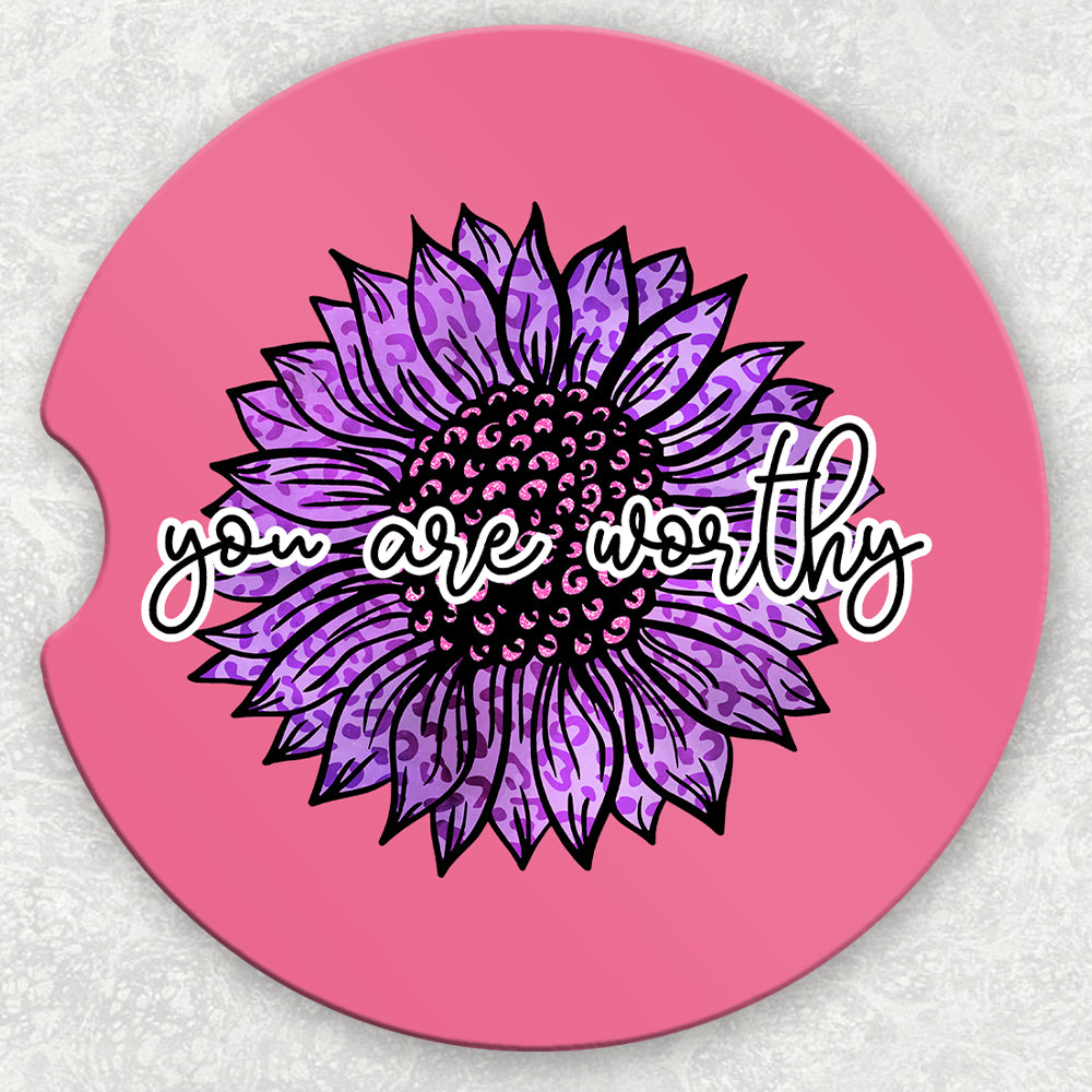 Car Coaster Set - You are Worthy