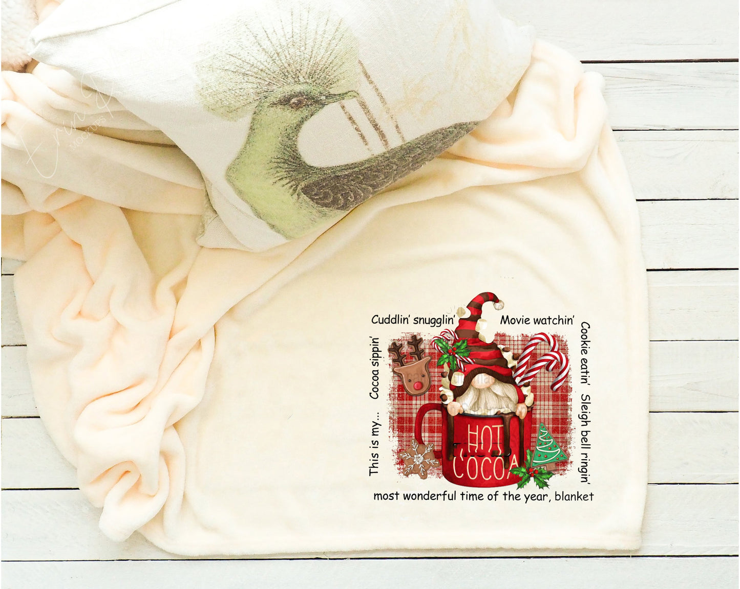 This is My Cocoa Sippin Fleece Throw