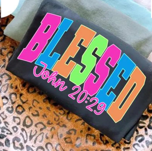 Blessed Neon Graphic Tee