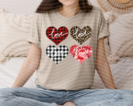 Love Hearts Graphic Tee