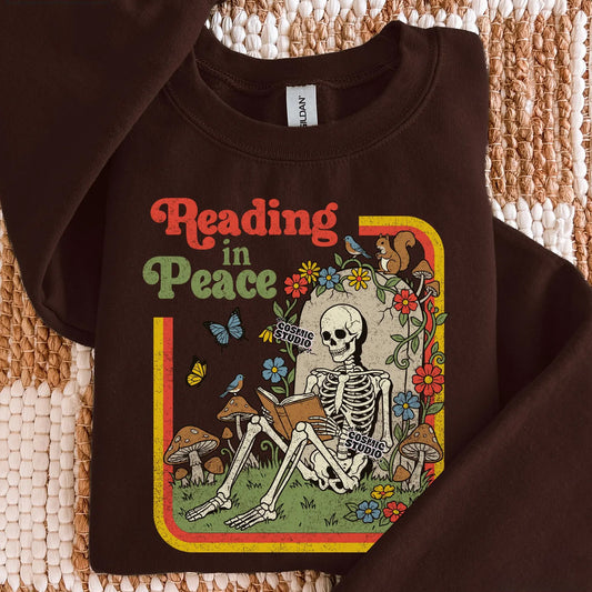 Reading in Peace Graphic Tee