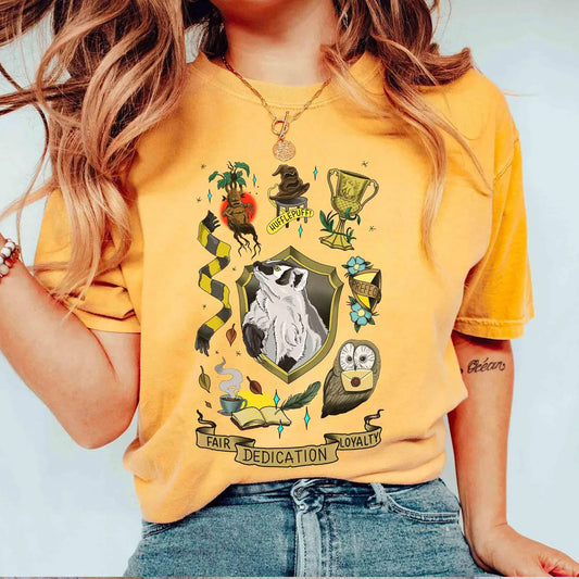Hufflepuff Collage Graphic Tee