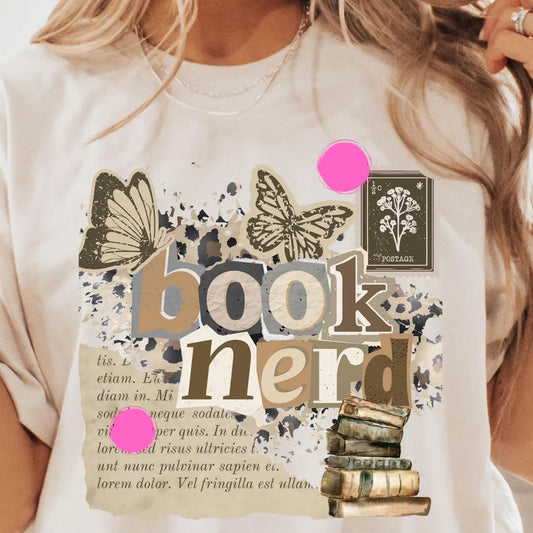 Book Nerd Graphic Tee