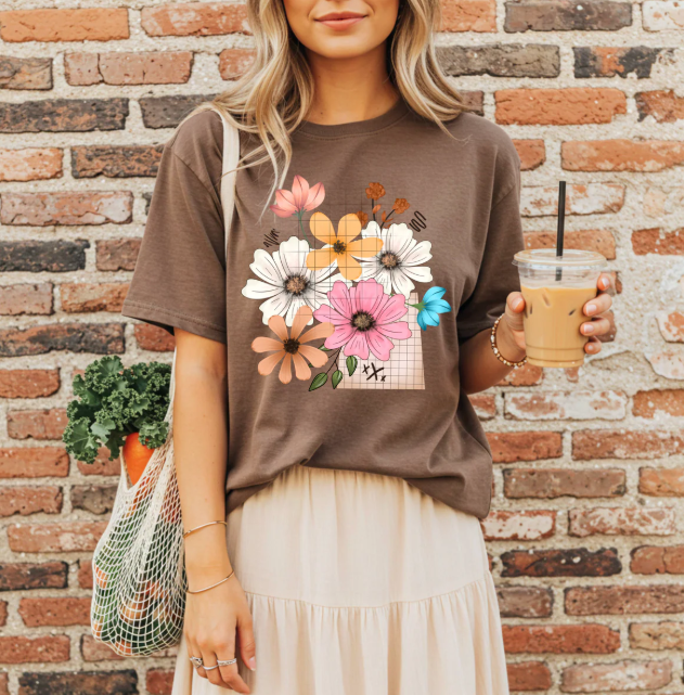 Spring Floral Graphic Tee