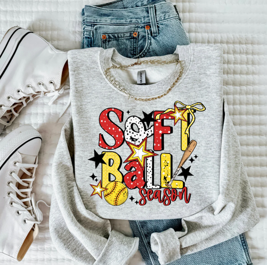Softball Season Graphic Tee