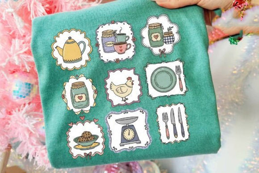 Vintage Kitchen Coquette Graphic Tee