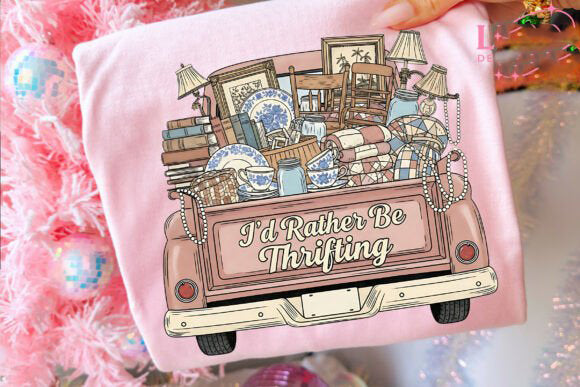 I'd Rather be Thrifting Graphic Tee