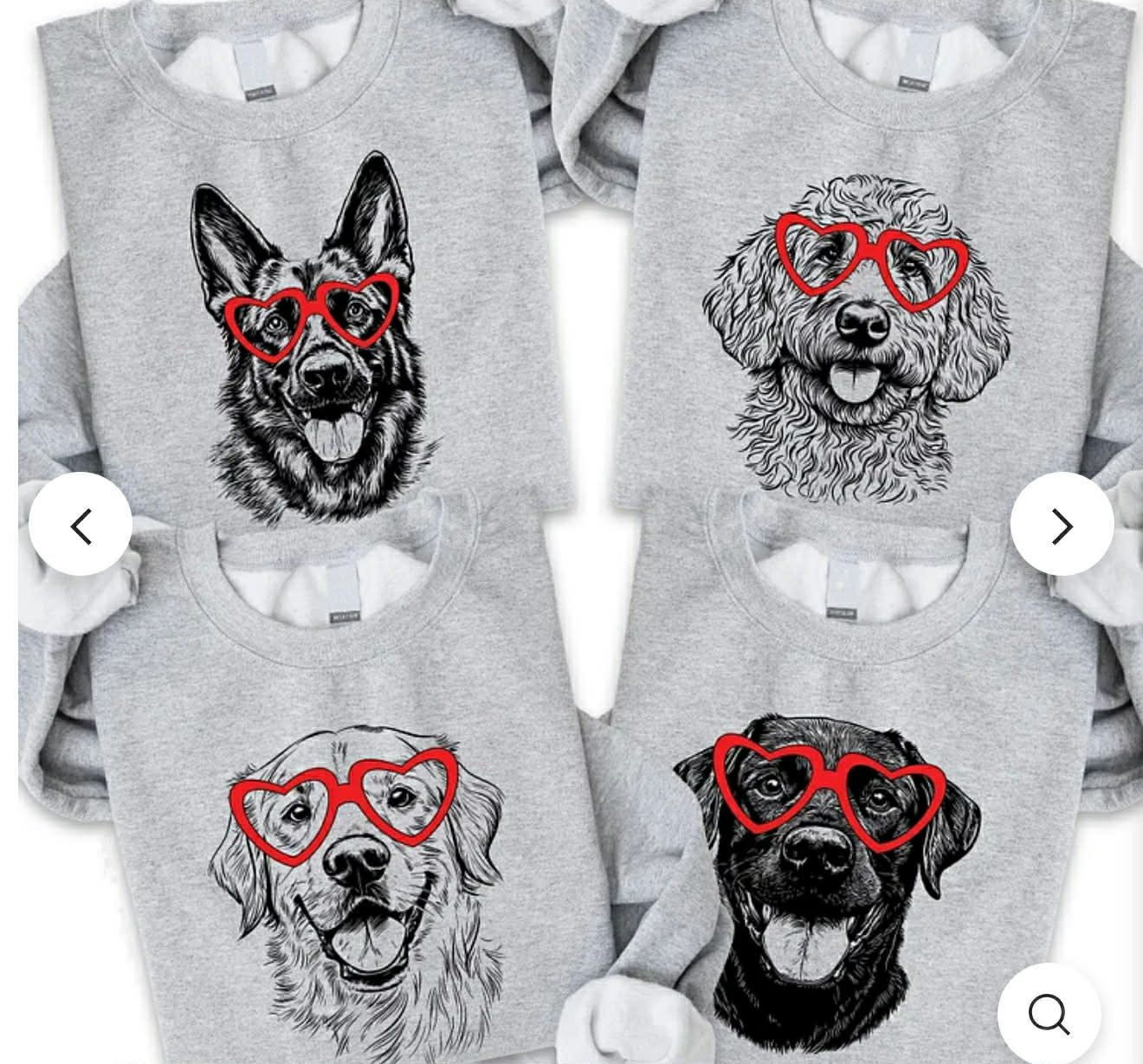 Valentine Dogs Graphic Tee