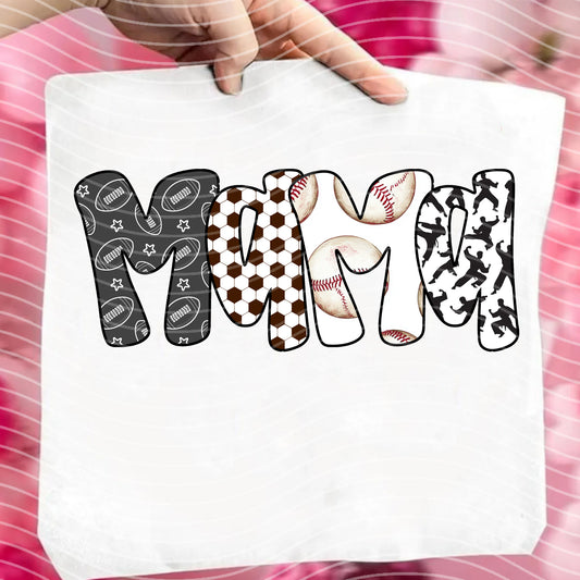 Mixed Sports Mama Graphic Tee