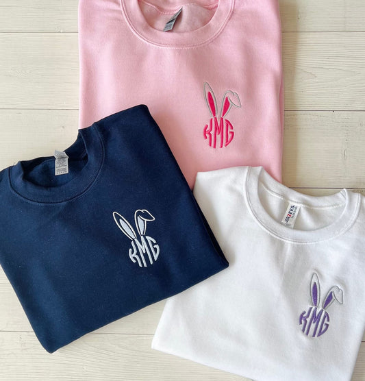 Monogram Bunny Embroidered Shirt