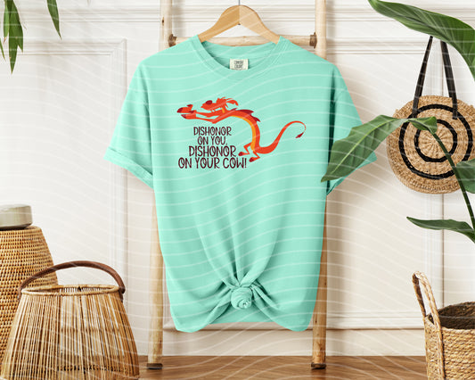 Dishonor on You Dishonor on Your Cow Graphic Tee