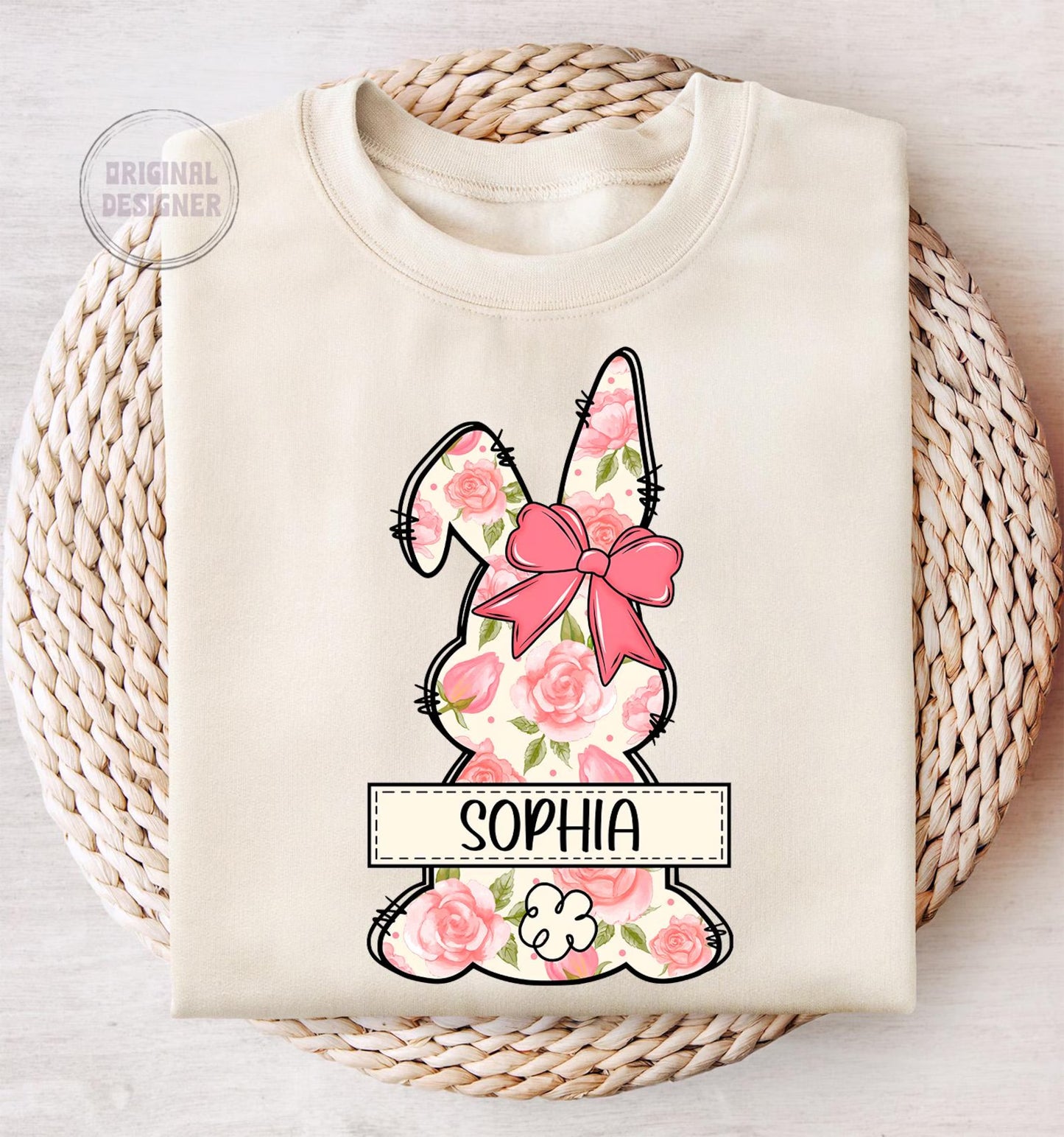 Floral Bunny Graphic Tee