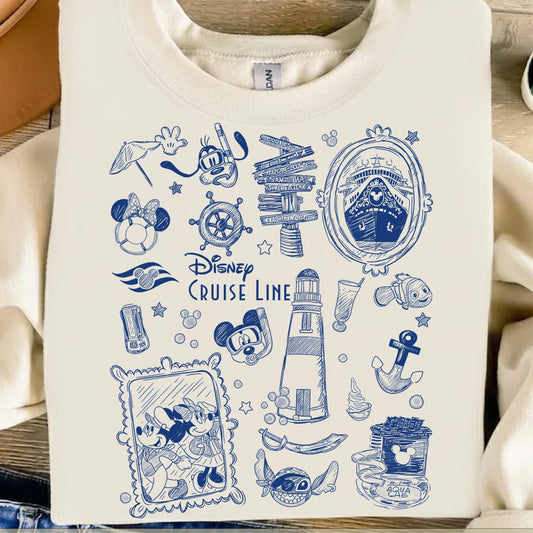 DCL Cruise Line Graphic Tee