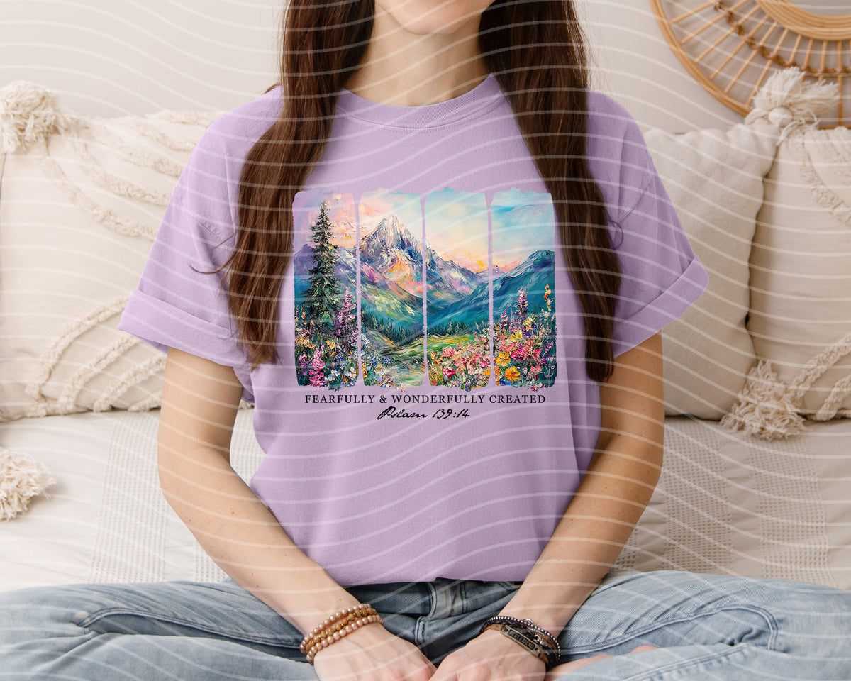 Fearfully and Wonderfully Created Graphic Tee