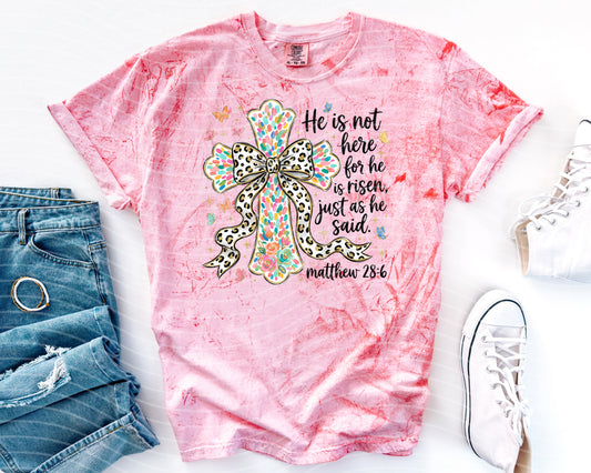 He is Not Here Graphic Tee