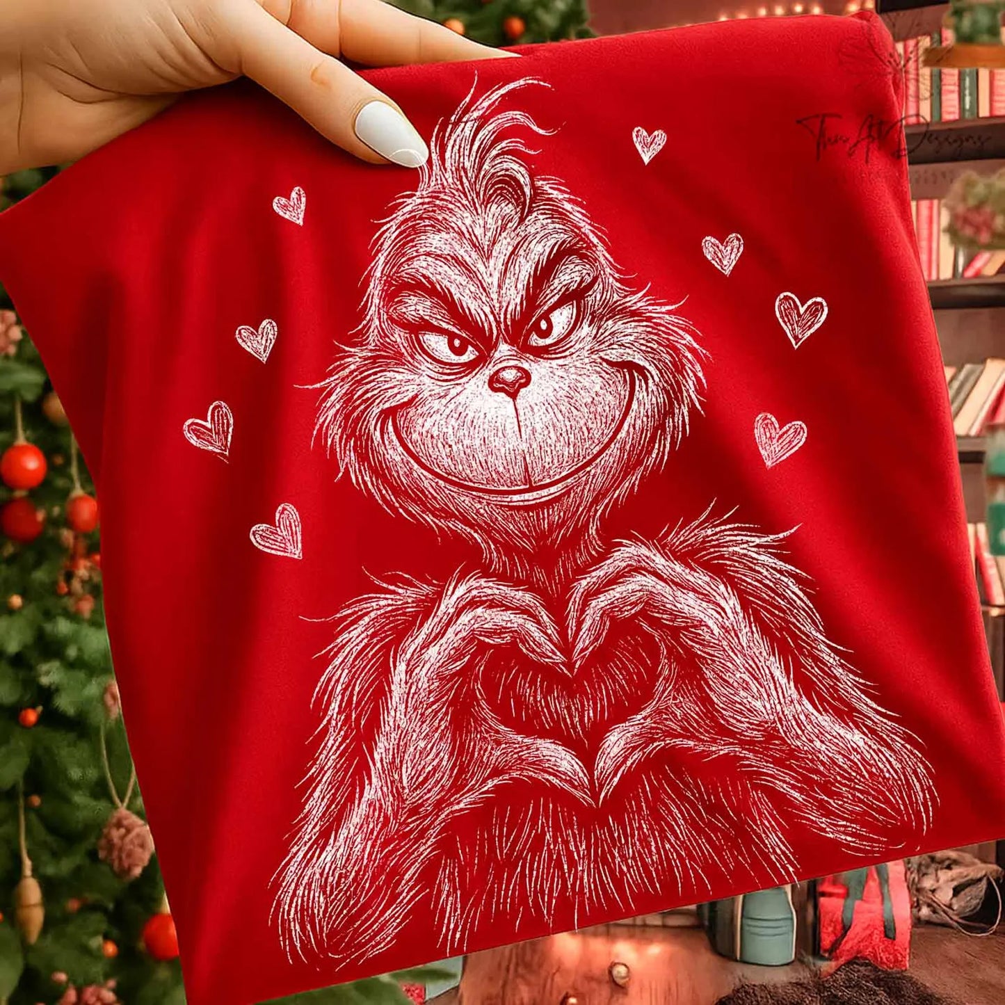 Black and White Mean One Graphic Tee