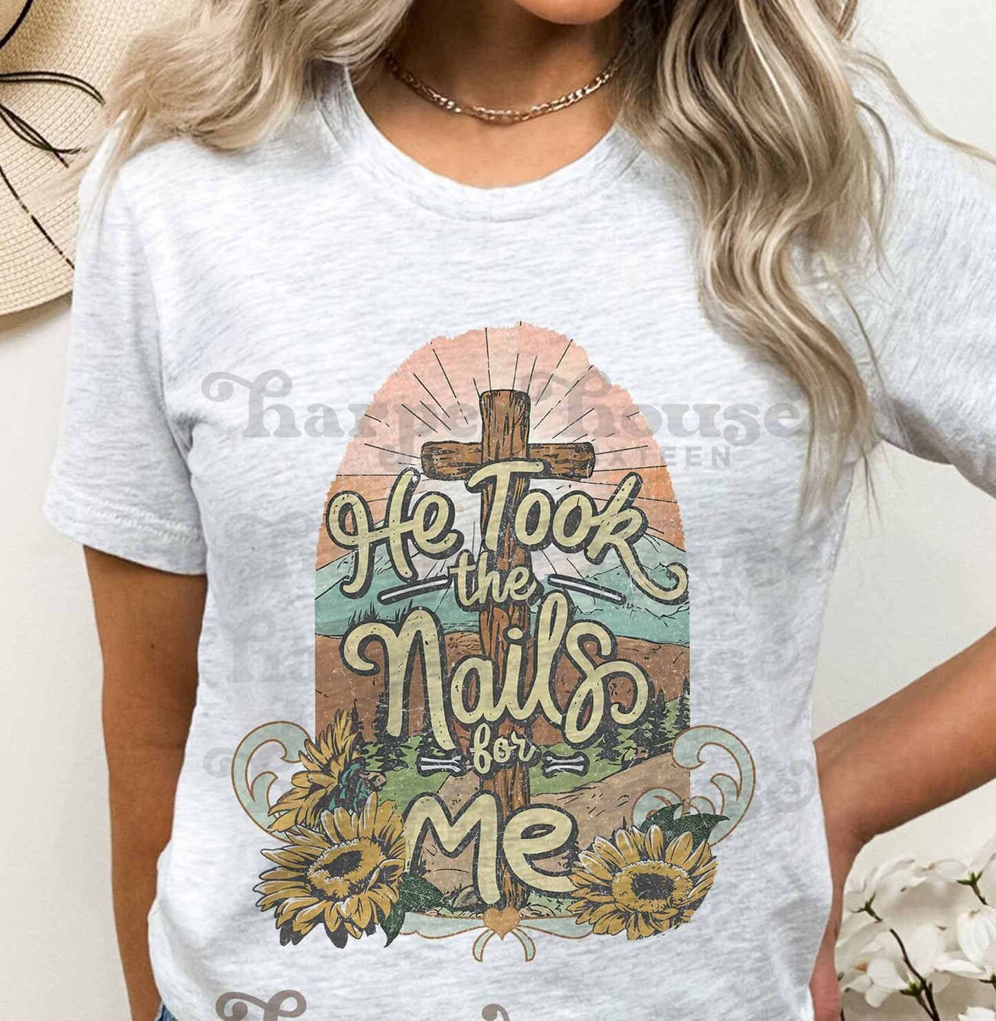 Ho Took the Nails for Me Graphic Tee