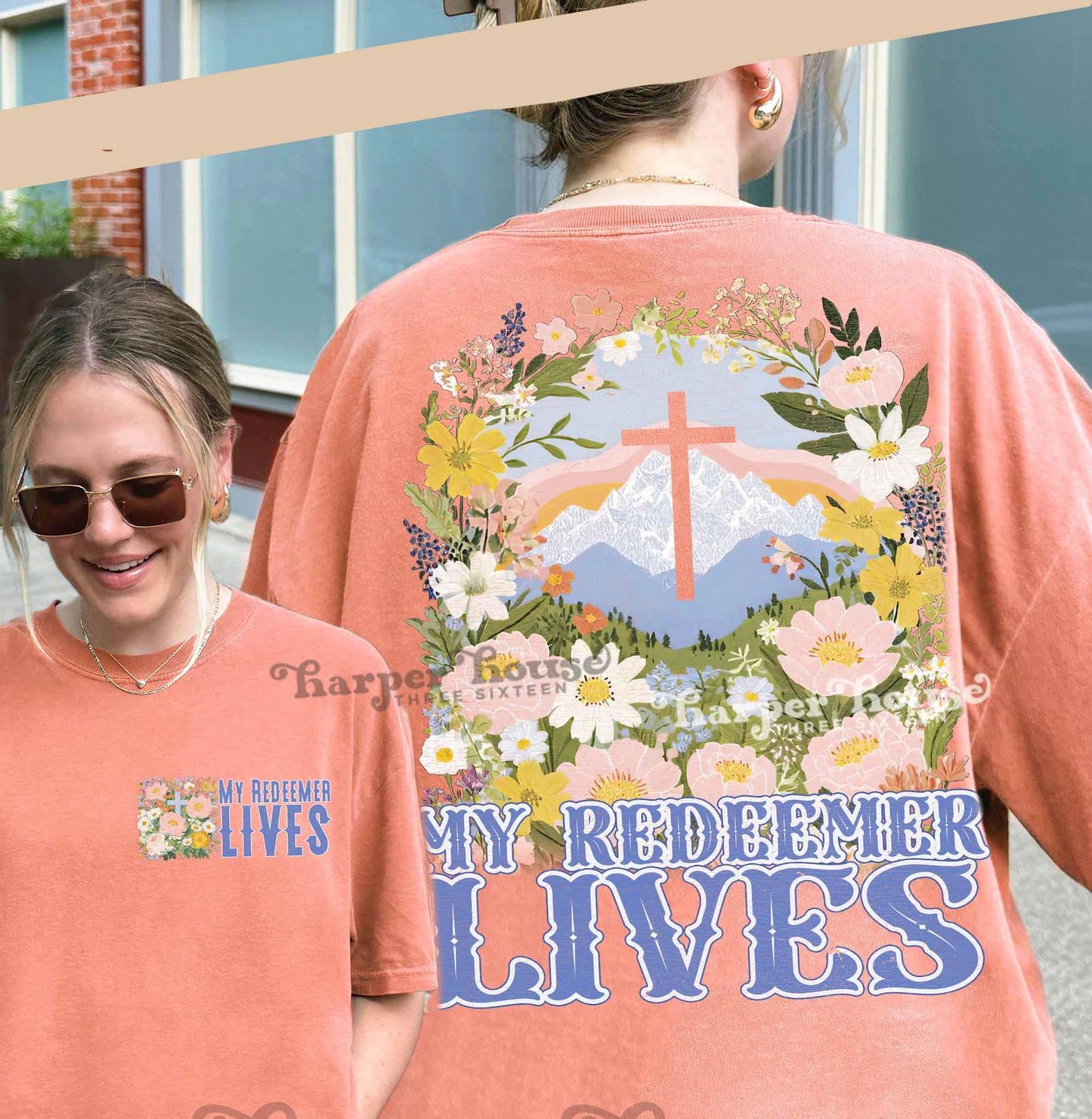 My Redeemer Lives Graphic Tee