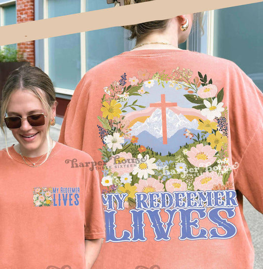 My Redeemer Lives Graphic Tee