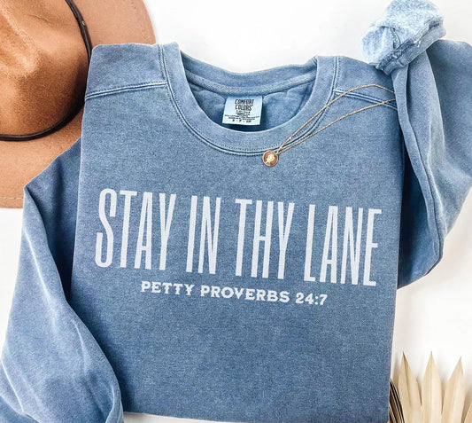 Stay in Thy Lane Graphic Tee