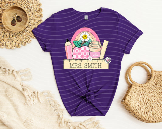 Custom Teacher Graphic Tee