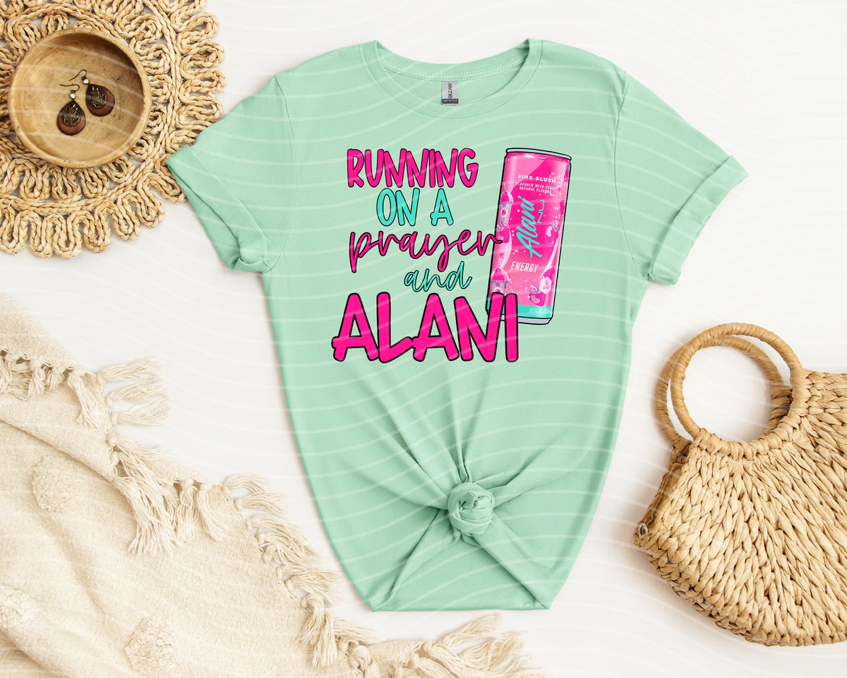 Running on a Prayer and Alani Graphic Tee