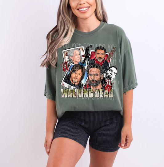 Walking Dead Polaroid Graphic Tee