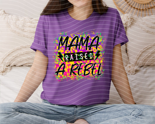 Mama Raised a Rebel Graphic Tee