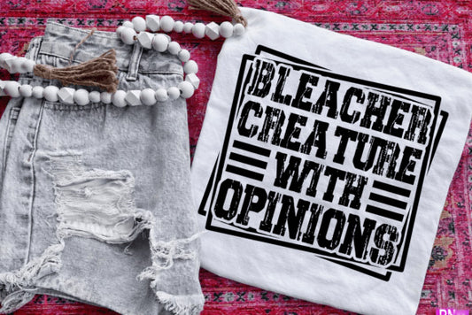 Bleacher Creature with Opinions Graphic Tee