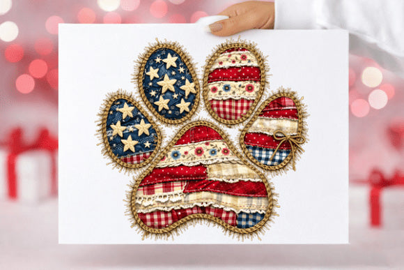 Patchwork Paw Graphic Tee