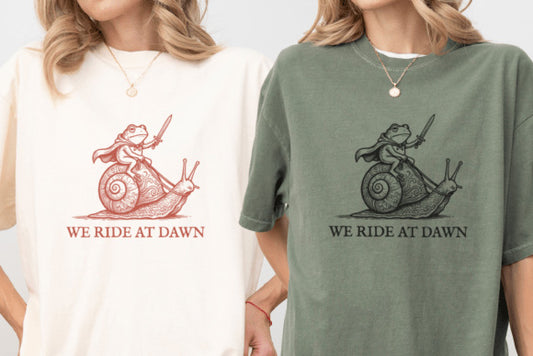 We Ride at Dawn Graphic Tee