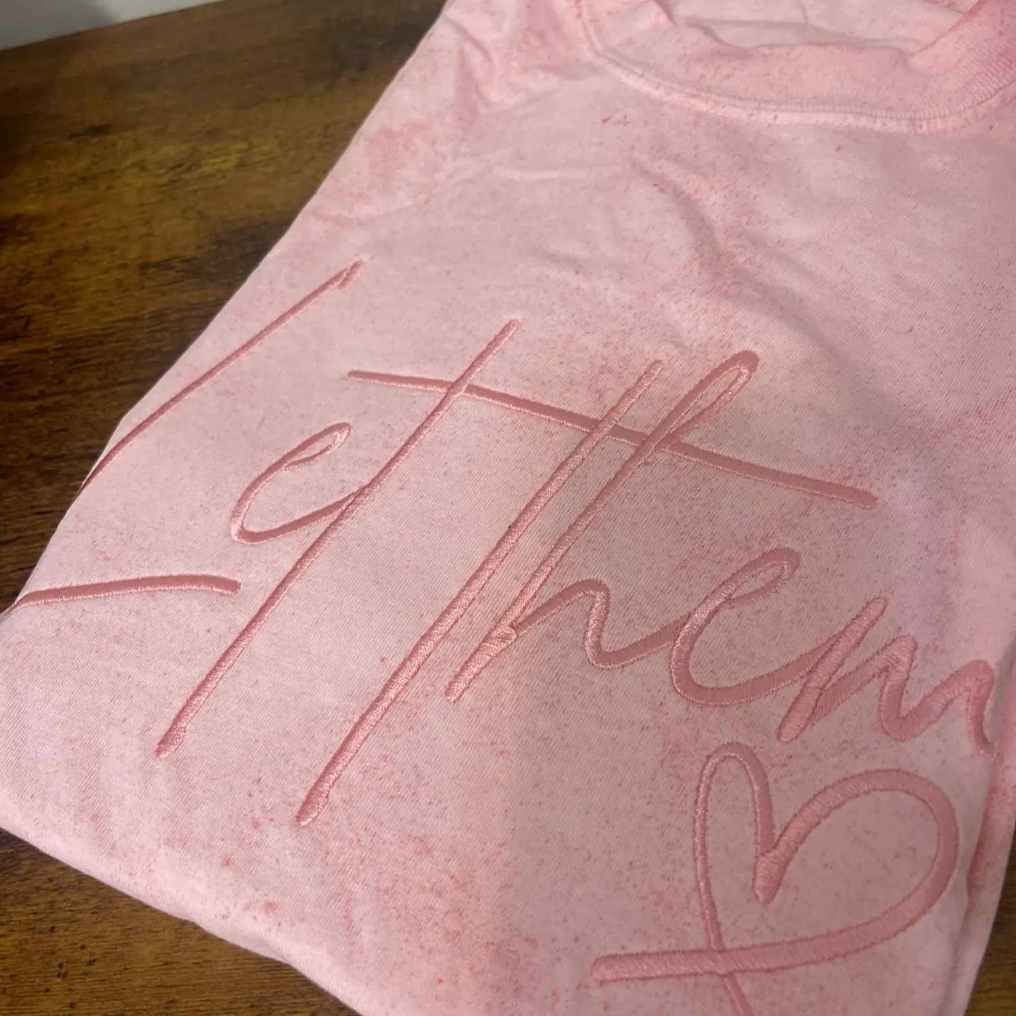 Let Them Embroidered Shirt