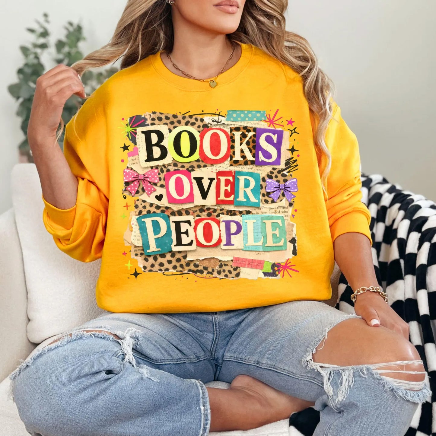 Books Over People Graphic Tee