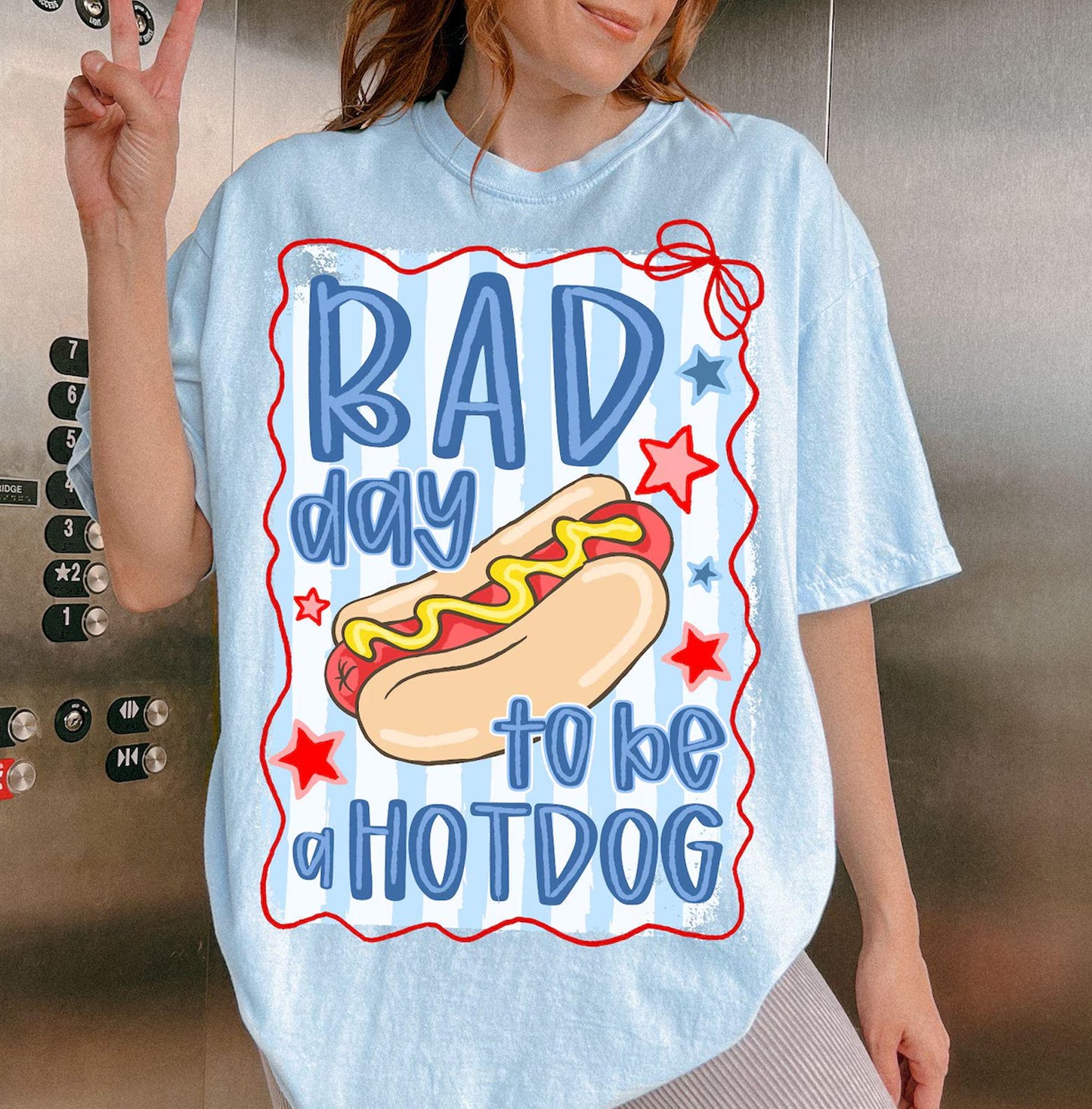 Bad Day to Be a Hotdog Graphic Tee