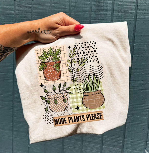 More Plants Please Graphic Tee