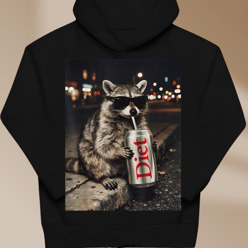 Raccoon Diet Coke Graphic Tee