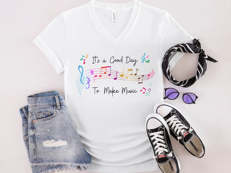 It's a Good Day to Make Music Graphic Tee