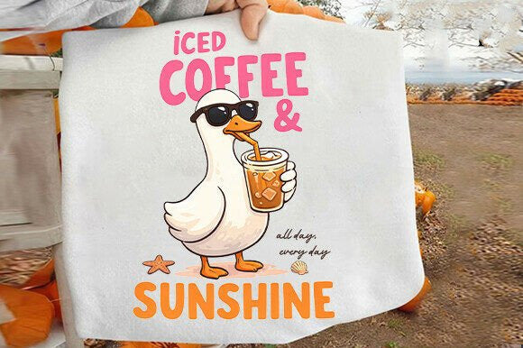 Iced Coffee & Sunshine Graphic Tee