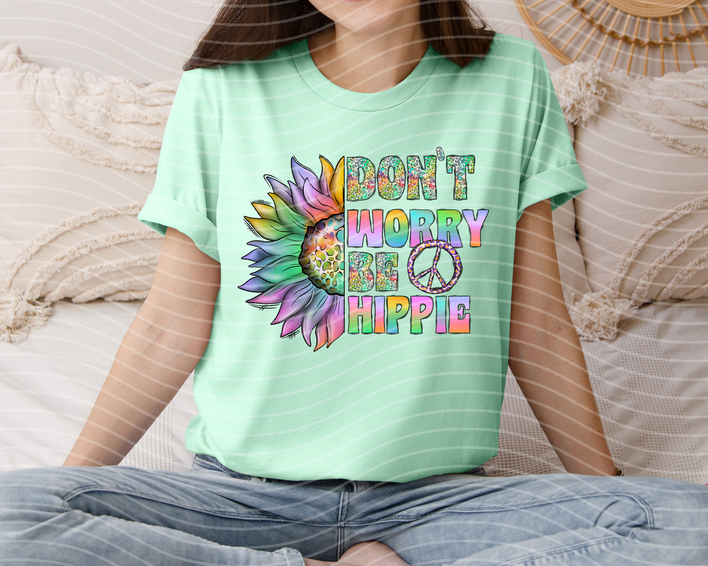 Don't Worry Be Hippie Graphic Tee