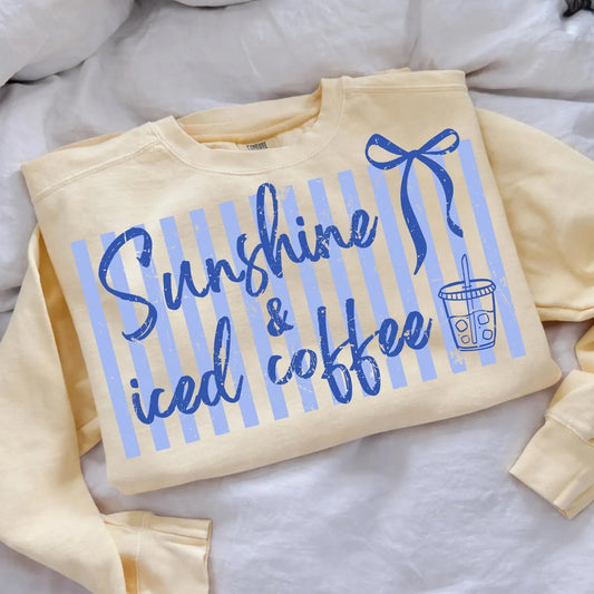 Sunshine & Iced Coffee Graphic Tee
