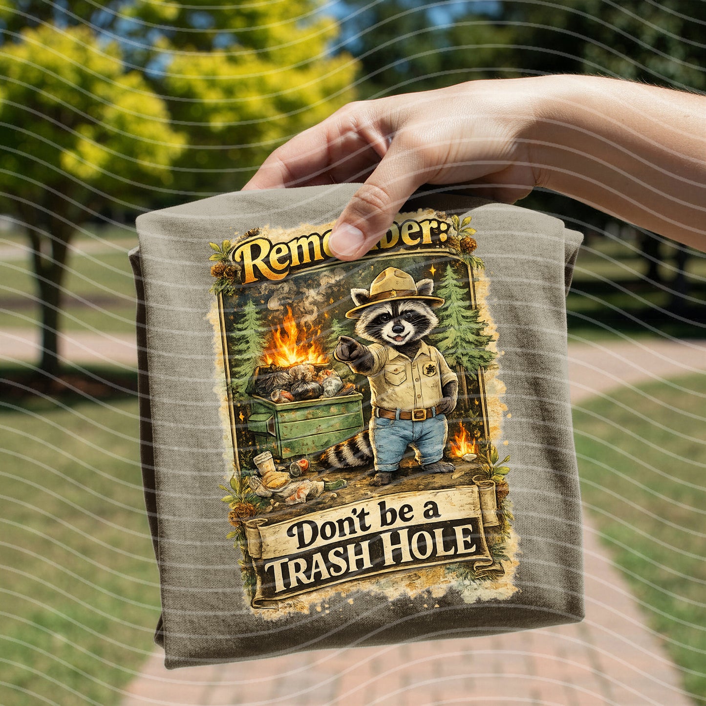 Don't Be a Trash Hole Graphic Tee