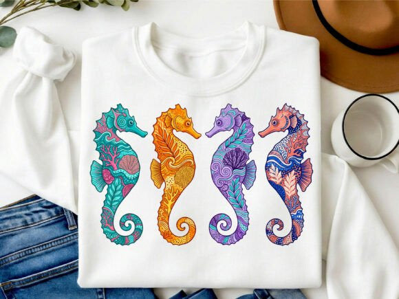Seahorses Graphic Tee