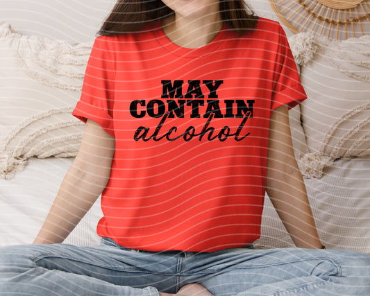 May Contain Alcohol Graphic Tee