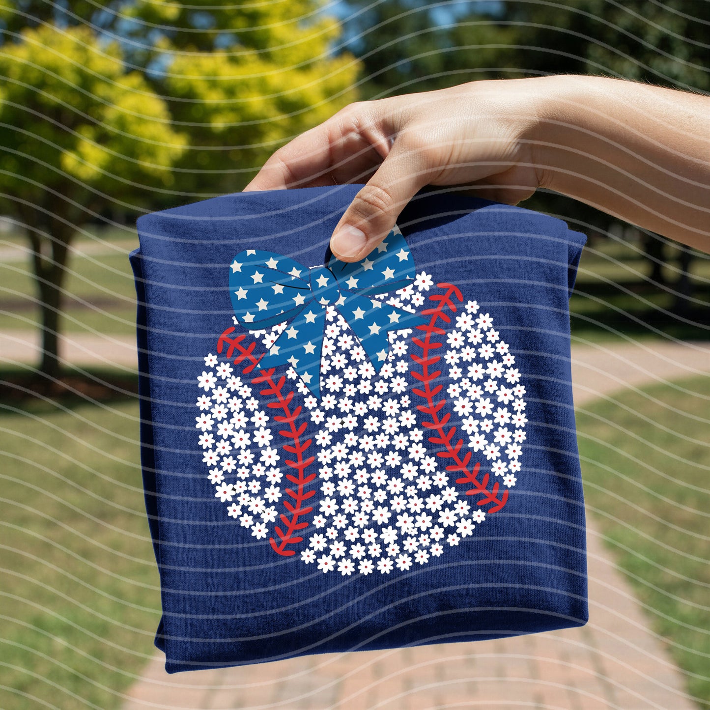 Floral Baseball Graphic Tee