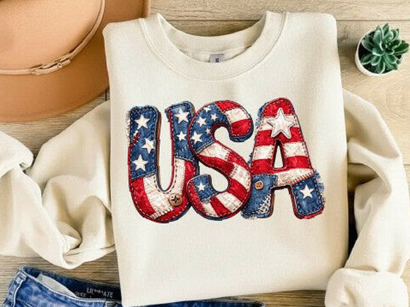 Quilted USA Graphic Tee