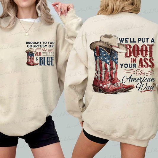 Courtesy of the Red White and Blue Graphic Tee