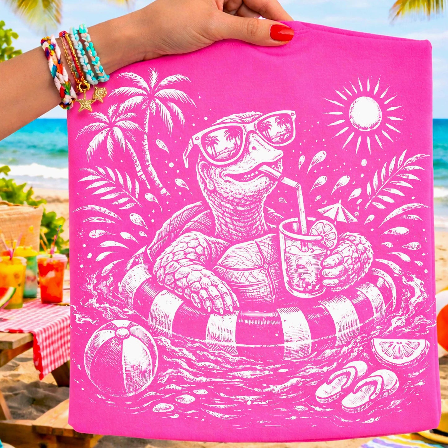Floatin Turtle Graphic Tee