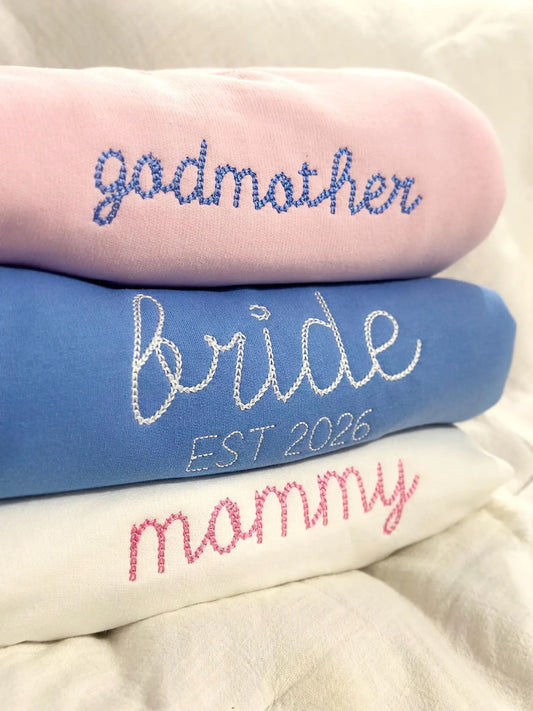 Custom Text Embroidered Shirt